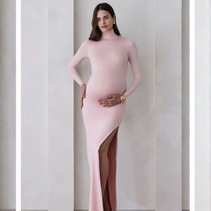 Bumpsuit Monica Maternity Dress- Dusty Pink Medium